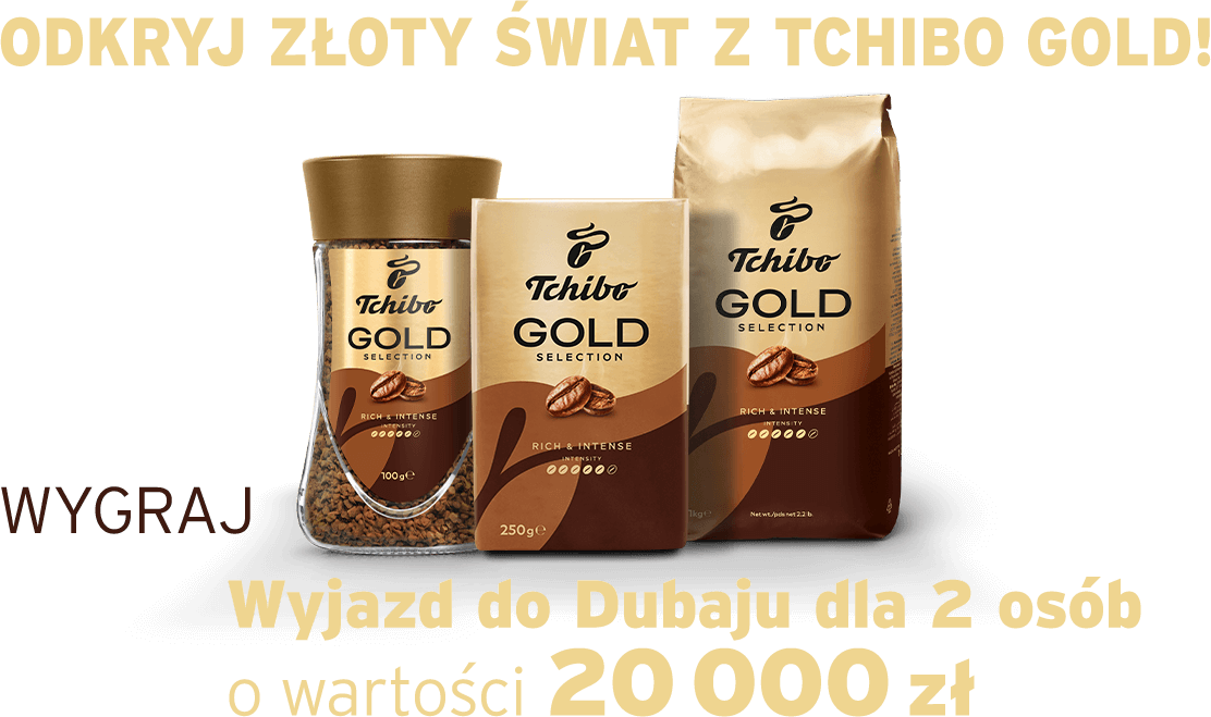 Odkryj złoty świat - konkurs Tchibo Gold w Dino