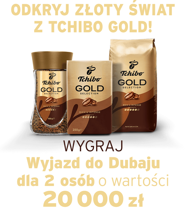 Odkryj złoty świat - konkurs Tchibo Gold w Dino